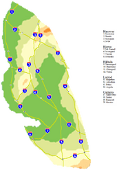 Federal Defence Highway System Map (SKW)