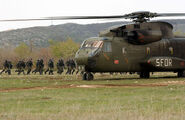 Modern soldiers on an international training mission