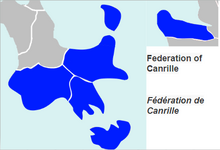Location of the Canrillaise Federation