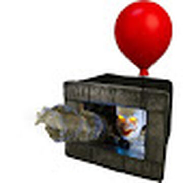 Pennywise in sewer pop shop