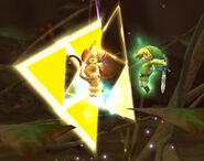 The Triforce effect also gets a kind of Toon-ish feel.