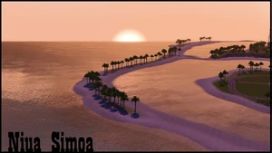 A Niua Simoan sunset.
