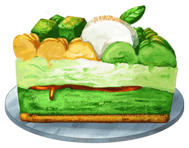 Matcha Ice Cream Cake Dessert