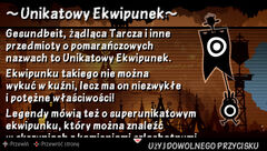 Unikatowy Ekwipunek