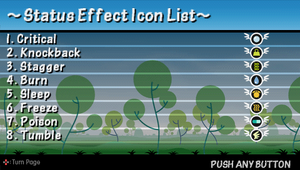 Patapon 3 Status Effect Icons