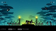 The Festival Area in Patapolis as seen in Patapon 2