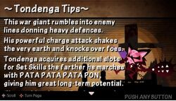 Togenda tip card