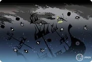 The Ship sinking.