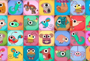 Patchwork pals blanket buy sale