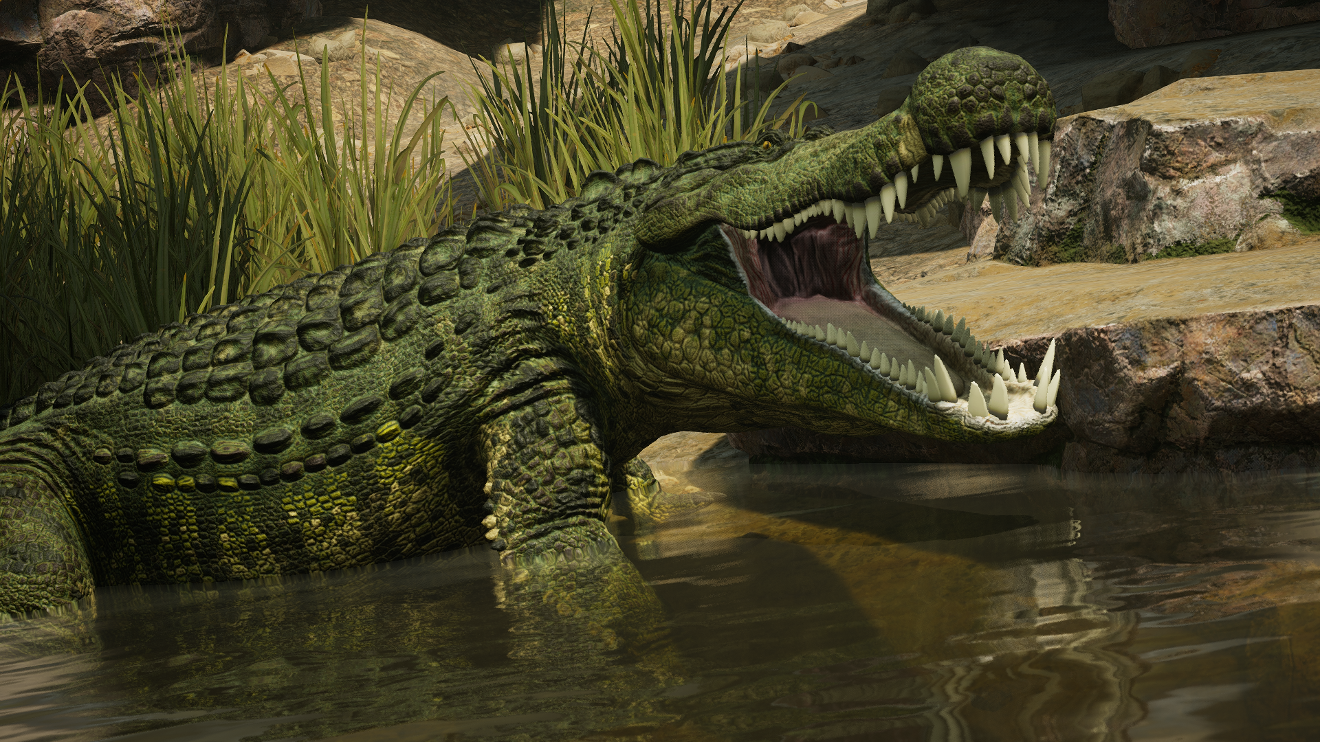 sarcosuchus vs deinosuchus