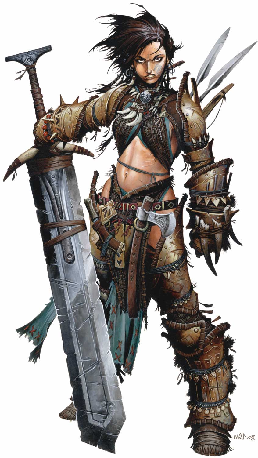 Pathfinder Battles - #036 Valerie, Human Fighter - Kingmaker