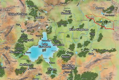 golarion interactive map