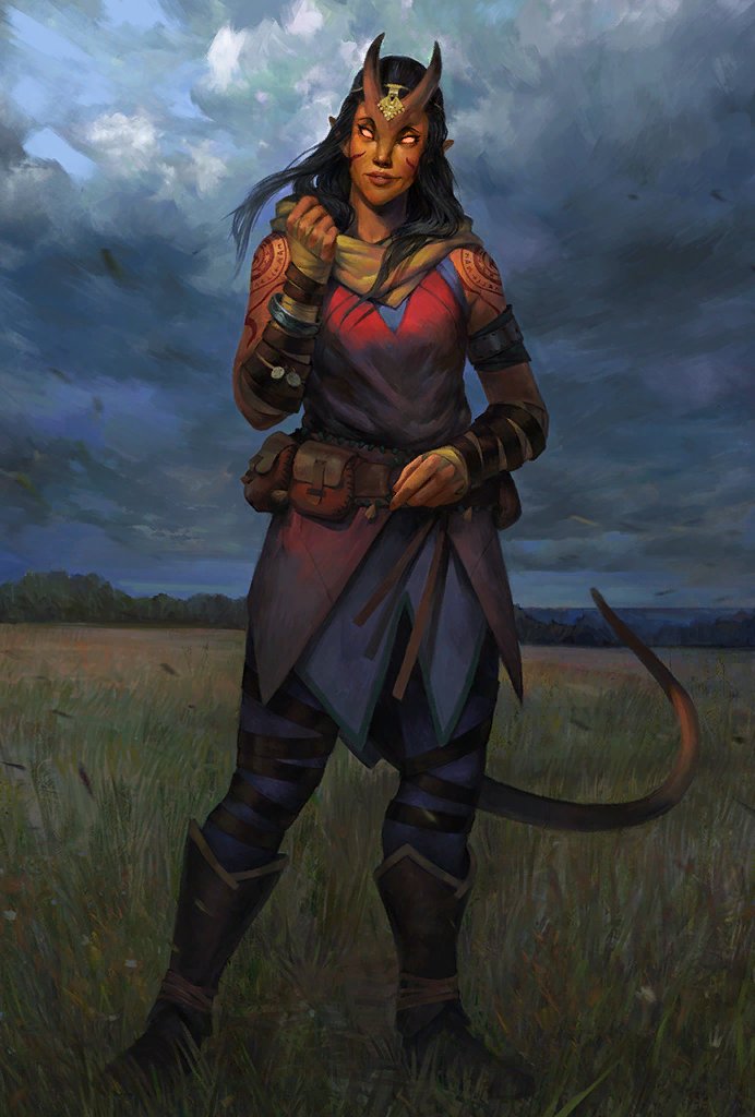 Tiefling Fighter Portrait at Pathfinder: Kingmaker Nexus - Mods and  Community