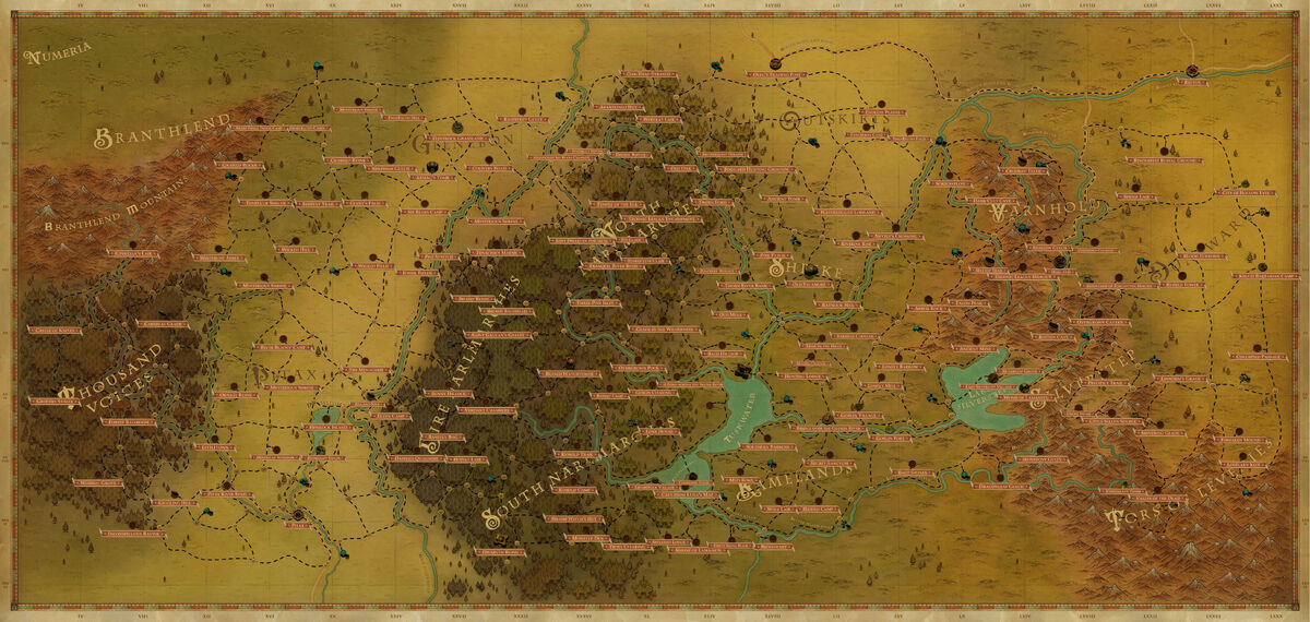 Map (Pathfinder: Kingmaker) - Pathfinder: Kingmaker Wiki