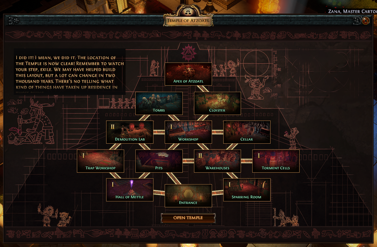GuideThe Temple of Atzoatl quick guide Path of Exile Wiki