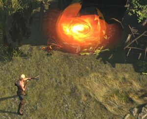 Explosive Arrow skill screenshot