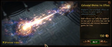 Celestial Divine Ire Effect