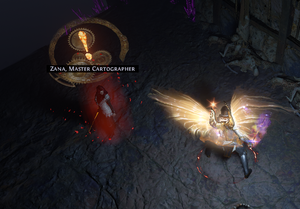 Zana appearing in a map.