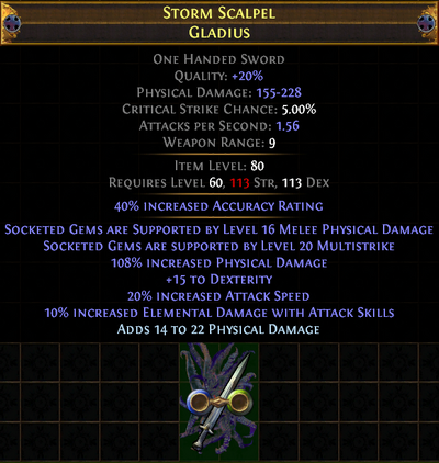 Elder item example