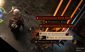 Vinderi (left) along with his ability to duplicate chest contents (right)