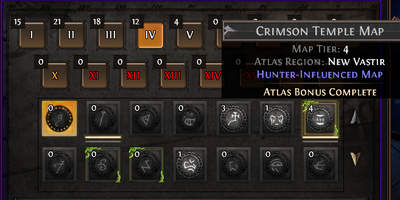 Atlas map tab
