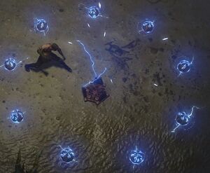 Lightning Trap skill screenshot