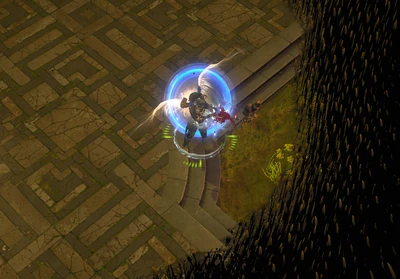 Blight map portal position