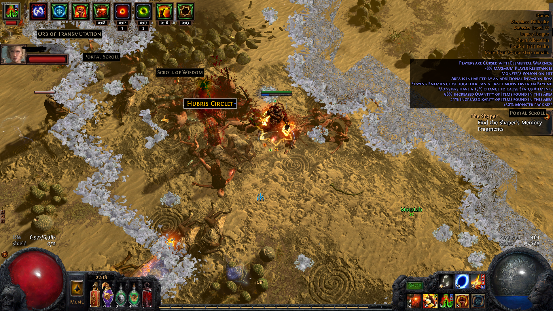 Poe Map Monster Levels Dunes Map (Atlas Of Worlds) - Official Path Of Exile Wiki