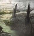 Concept art, mud flats.