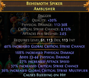 Mastercrafted item