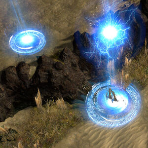 Lightning Warp skill screenshot