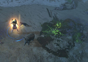Caustic Arrow skill screenshot.jpg