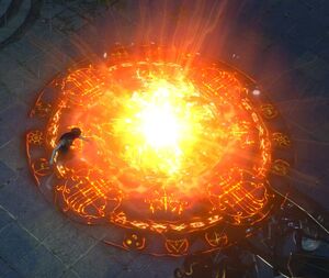 Flameblast skill screenshot