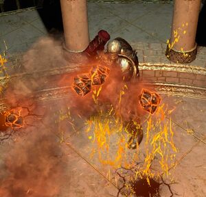 Molten Strike skill screenshot