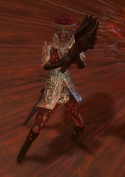 Piety after being impaled by Malachai's sceptre