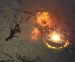 Взрывная ловушка skill screenshot.jpg