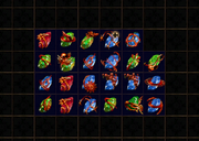 Некоторые из камней умений ваал в инвентаре игрока