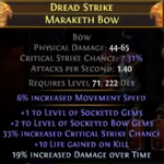 Mastercrafting bow