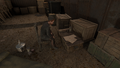 Dandy sitting inside the Soul-and-a-Half Fortress to trade Infection Maps