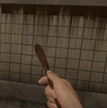 A Rusty Scalpel equipped in the melee slot