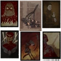 Posters detailing the arrival of the Military from Pathologic 2