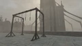 The Gallows outside of the Cathedral