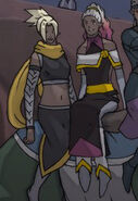 Tali and Lua'nar return home after completing their mana specialist training