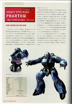 ロボット BANDAI PHANTOM LABOR S.A. TYPE-R3EX Bandai 1:60 Schaft Enterprises Type-R13EX 'Phantom' Robot
