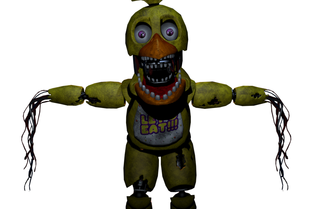 Friday night funkin withered chica. #fivenightsatfreddys #fnaf2 #fnaf