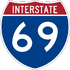 Interstate 69 marker