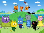 Cookie, Pudding, Candy, Boris, Cupcake, Smudge, Mustard, Bow, and Ezekiel in the Intro