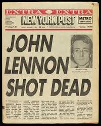 NoticiaMorteJohnLennon