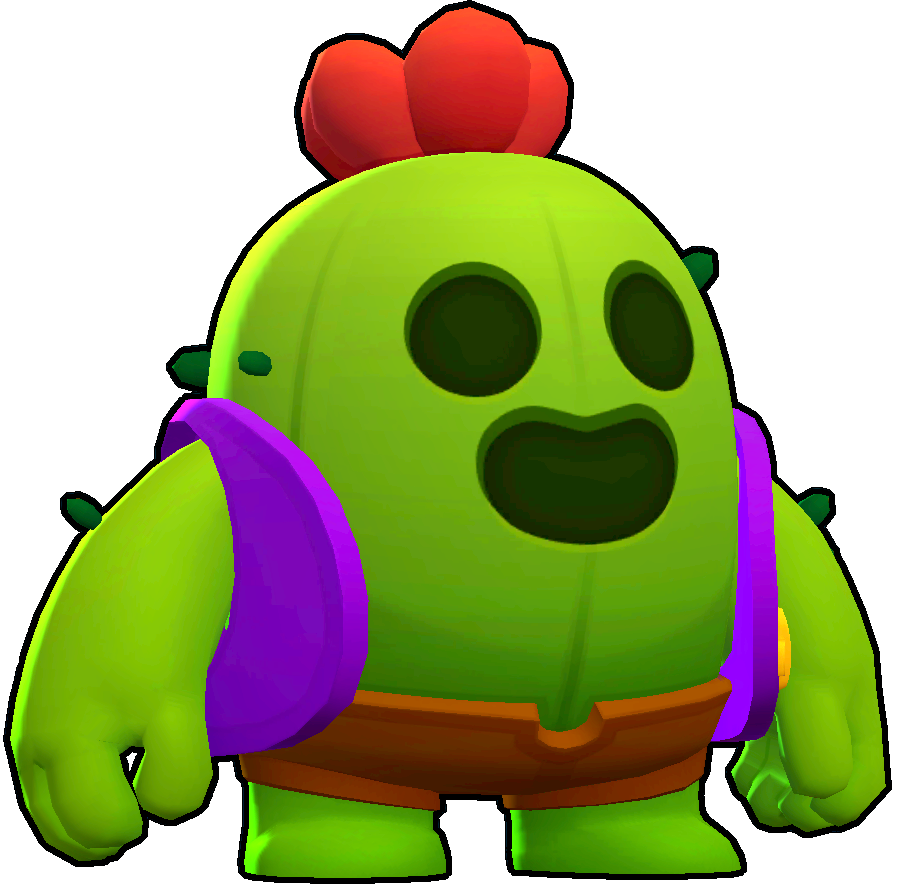 Spike is a cactus from the game brawl stars. 