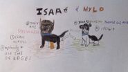 Isaac and Mylo drawn by Chase the policepup555 x3 totally brothers!xD